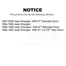 Charger l&#39;image dans la galerie, Rear Brake Drum Shoes And Spring Kit For Jeep Wrangler Cherokee