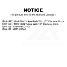 Charger l&#39;image dans la galerie, Rear Brake Drum Shoes And Spring Kit For C1500 Chevrolet GMC Yukon