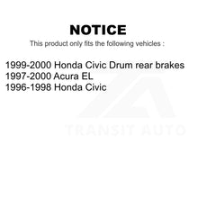 Charger l&#39;image dans la galerie, Rear Brake Drum Shoes And Spring Kit For Honda Civic Acura EL