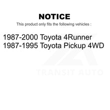 Charger l&#39;image dans la galerie, Rear Brake Drum Shoes And Spring Kit For Toyota 4Runner Pickup