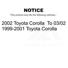 Load image into Gallery viewer, Rear Brake Drum Shoes And Spring Kit For Toyota Corolla