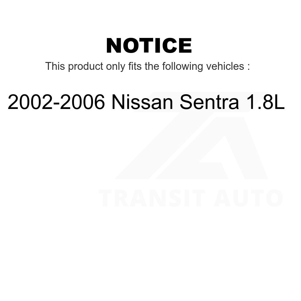 Rear Brake Drum Shoes And Spring Kit For 2002-2006 Nissan Sentra 1.8L