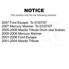 Load image into Gallery viewer, Rear Brake Drum Shoes &amp; Spring Kit For Ford Escape Mazda Tribute Mercury Mariner