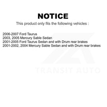 Load image into Gallery viewer, Rear Brake Drum Shoes And Spring Kit For Ford Taurus Mercury Sable