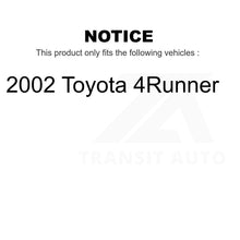 Load image into Gallery viewer, Rear Brake Drum Shoes And Spring Kit For 2002 Toyota 4Runner