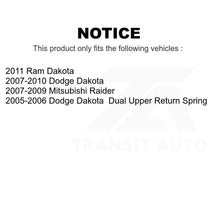 Charger l&#39;image dans la galerie, Rear Brake Drum Shoes And Spring Kit For Dakota Dodge Ram Mitsubishi Raider