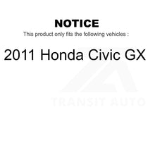 Charger l&#39;image dans la galerie, Rear Brake Drum Shoes Spring And Cylinders Kit For 2011 Honda Civic GX