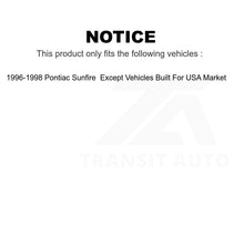 Load image into Gallery viewer, Rear Brake Drum Shoes And Spring Kit For Pontiac Sunfire