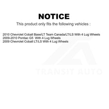 Load image into Gallery viewer, Rear Brake Drum Shoes And Spring Kit For Chevrolet Cobalt Pontiac G5