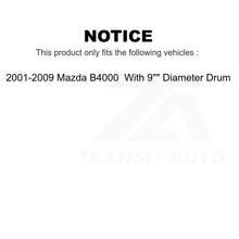 Charger l&#39;image dans la galerie, Rear Brake Drum Shoe Spring &amp; Cylinder Kit For Mazda B4000 With 9&quot; Diameter