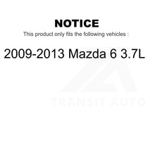 Load image into Gallery viewer, Front Rear Hub Bearing Brake Rotor And Pad Kit (10Pc) For 2009-2013 Mazda 6 3.7L