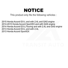Load image into Gallery viewer, Front Rear Hub Bearings Disc Brake Rotors And Pads Kit (10Pc) For Honda Accord