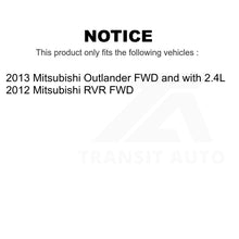 Load image into Gallery viewer, Front Rear Hub Bearing Coat Brake Rotor Pads Kit (10Pc) For Mitsubishi Outlander
