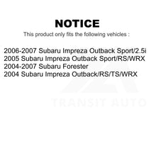 Load image into Gallery viewer, Front Rear Ceramic Brake Pads And Parking Shoes Kit For Subaru Forester Impreza