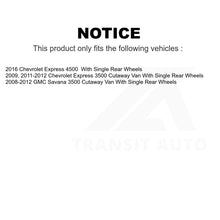 Load image into Gallery viewer, Front Rear Ceramic Brake Pads &amp; Parking Shoes Kit For Chevrolet Express 3500 GMC