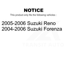 Load image into Gallery viewer, Front Rear Ceramic Brake Pads And Parking Shoes Kit For Suzuki Forenza Reno