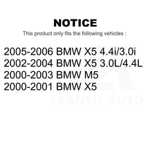 Charger l&#39;image dans la galerie, Front Rear Ceramic Brake Pads And Parking Shoes Kit For BMW X5 M5