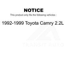 Load image into Gallery viewer, Front Rear Ceramic Brake Pads &amp; Parking Shoe Kit For 1992-1999 Toyota Camry 2.2L