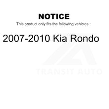 Charger l&#39;image dans la galerie, Front Rear Ceramic Brake Pads And Parking Shoes Kit For 2007-2010 Kia Rondo