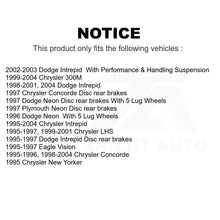 Load image into Gallery viewer, Front Rear Ceramic Brake Pads Parking Shoes Kit For Chrysler Dodge Intrepid 300M