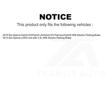 Load image into Gallery viewer, Front Rear Ceramic Brake Pads And Parking Shoes Kit For Kia Optima