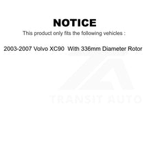 Charger l&#39;image dans la galerie, Front Rear Ceramic Brake Pads And Parking Shoes Kit For Volvo XC90