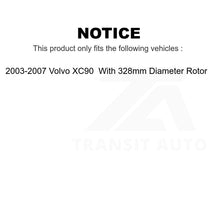 Load image into Gallery viewer, Front Rear Ceramic Brake Pads And Parking Shoes Kit For Volvo XC90