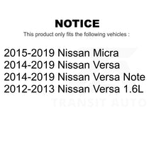 Charger l&#39;image dans la galerie, Front Rear Ceramic Brake Pads And Drum Shoes Kit For Nissan Versa Note Micra