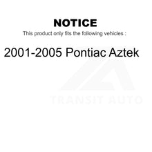 Load image into Gallery viewer, Front Rear Ceramic Brake Pads And Drum Shoes Kit For 2001-2005 Pontiac Aztek