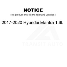 Load image into Gallery viewer, Front Rear Ceramic Brake Pads &amp; Drum Shoe Kit For 2017-2020 Hyundai Elantra 1.6L