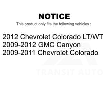 Charger l'image dans la galerie, Front Rear Ceramic Brake Pads &amp; Drum Shoes Kit For Chevrolet Colorado GMC Canyon