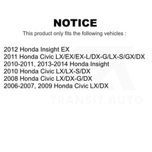 Load image into Gallery viewer, Front Rear Ceramic Brake Pads And Drum Shoes Kit For Honda Civic Insight