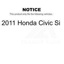 Load image into Gallery viewer, Front Rear Ceramic Brake Pads And Drum Shoes Kit For 2011 Honda Civic Si