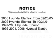 Load image into Gallery viewer, Front Rear Ceramic Brake Pads And Drum Shoes Kit For Hyundai Elantra Tiburon