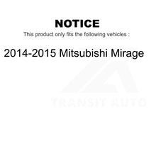 Load image into Gallery viewer, Front Rear Ceramic Brake Pads And Drum Shoes Kit For 2014-2015 Mitsubishi Mirage