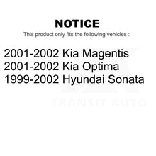 Load image into Gallery viewer, Front Rear Ceramic Brake Pads And Drum Shoes Kit For Hyundai Sonata Kia Optima