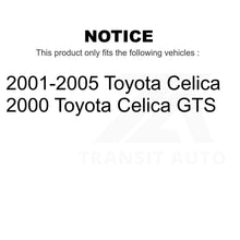 Load image into Gallery viewer, Front Rear Ceramic Brake Pads And Drum Shoes Kit For Toyota Celica