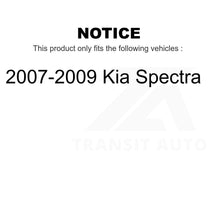 Charger l&#39;image dans la galerie, Front Rear Ceramic Brake Pads And Drum Shoes Kit For 2007-2009 Kia Spectra