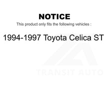 Load image into Gallery viewer, Front Rear Ceramic Brake Pads And Drum Shoes Kit For 1994-1997 Toyota Celica ST