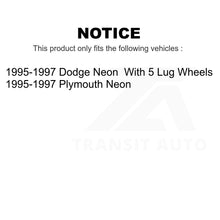 Load image into Gallery viewer, Front Rear Ceramic Brake Pads &amp; Drum Shoes Kit For 1995-1997 Neon Dodge Plymouth