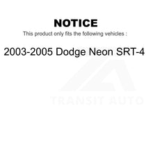 Load image into Gallery viewer, Front Rear Ceramic Brake Pads And Drum Shoes Kit For 2003-2005 Dodge Neon SRT-4