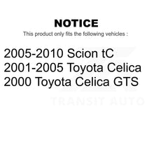 Charger l&#39;image dans la galerie, Front Ceramic Brake Pads And Rear Parking Shoes Kit For Scion tC Toyota Celica