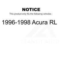 Load image into Gallery viewer, Front Ceramic Brake Pads And Rear Parking Shoes Kit For 1996-1998 Acura RL