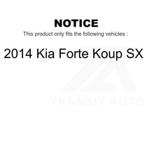 Load image into Gallery viewer, Front Ceramic Brake Pads And Rear Parking Shoes Kit For 2014 Kia Forte Koup SX