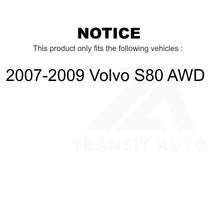 Charger l&#39;image dans la galerie, Front Ceramic Brake Pads And Rear Parking Shoes Kit For 2007-2009 Volvo S80 AWD