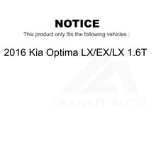 Charger l&#39;image dans la galerie, Front Ceramic Brake Pads Rear Parking Shoe Kit For 2016 Kia Optima LX EX 1.6T