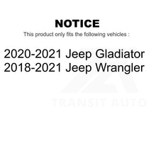 Load image into Gallery viewer, Front Ceramic Brake Pads And Rear Parking Shoes Kit For Jeep Wrangler Gladiator