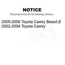 Load image into Gallery viewer, Front Ceramic Brake Pads And Rear Parking Shoes Kit For Toyota Camry