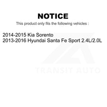 Charger l&#39;image dans la galerie, Front Ceramic Brake Pads &amp; Rear Parking Shoes Kit For Hyundai Santa Fe Sport Kia