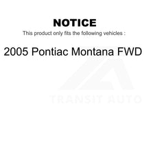 Charger l&#39;image dans la galerie, Front Rear Ceramic Brake Pads Kit For 2005 Pontiac Montana FWD